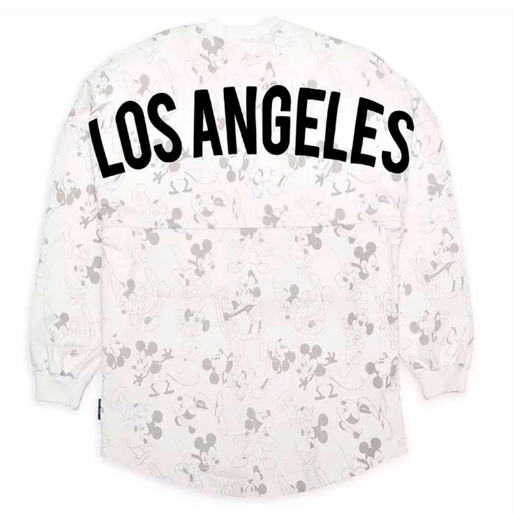 🖤💛RARE Los Angeles Disney Spirit Jersey with Classic Mickey Mouse Poses NWT